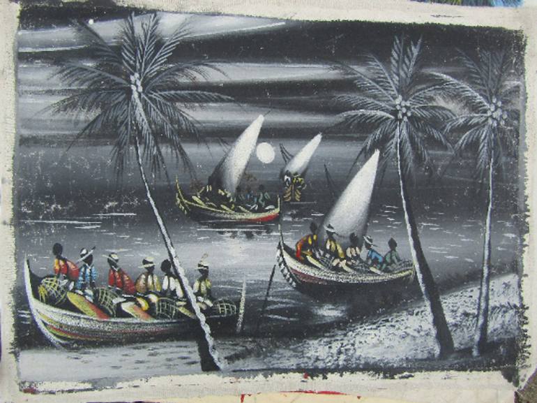 Original Fine Art People Paintings by Jafeth Moiane
