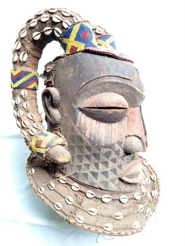 African mask, Art Africain, Afrikanische kunst, Kuba tribe mask thumb