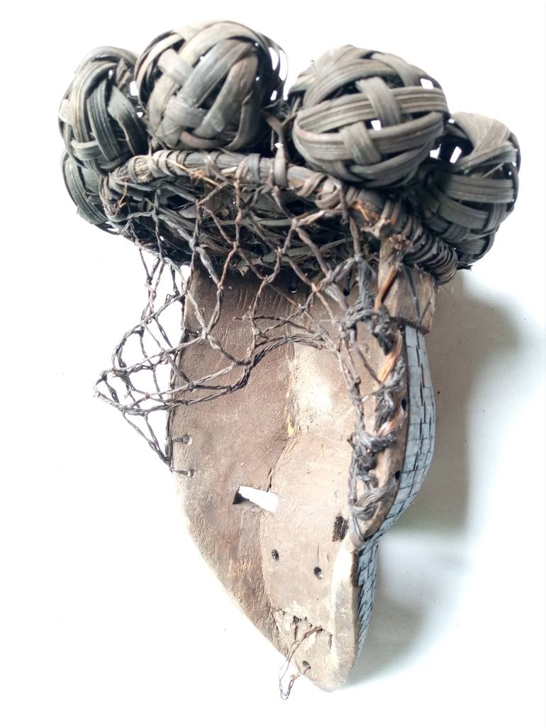 Original Abstract Expressionism Abstract Sculpture by Jafeth Moiane