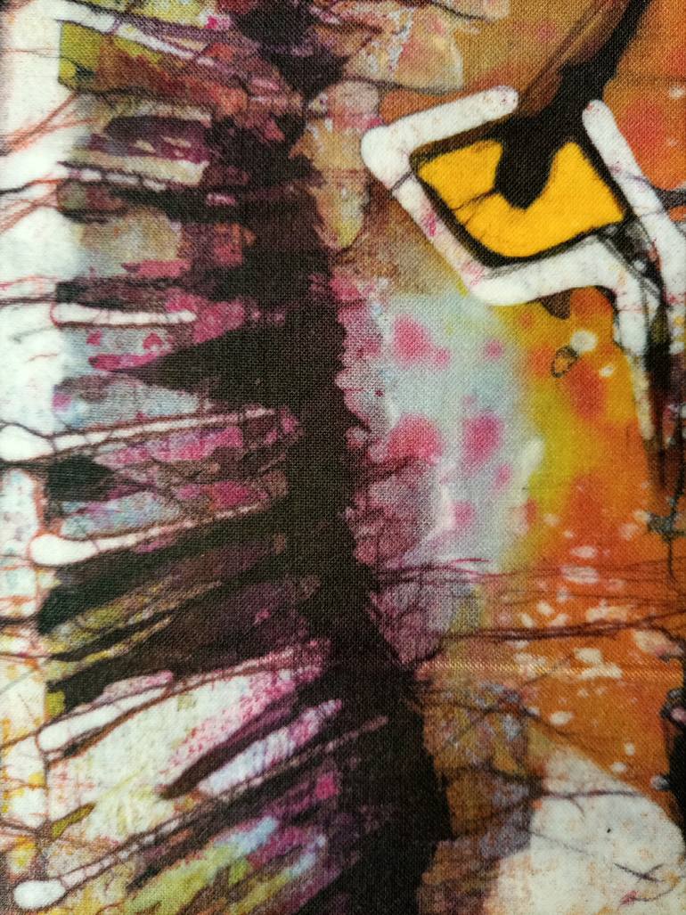 Original Art Deco Animal Painting by Jafeth Moiane