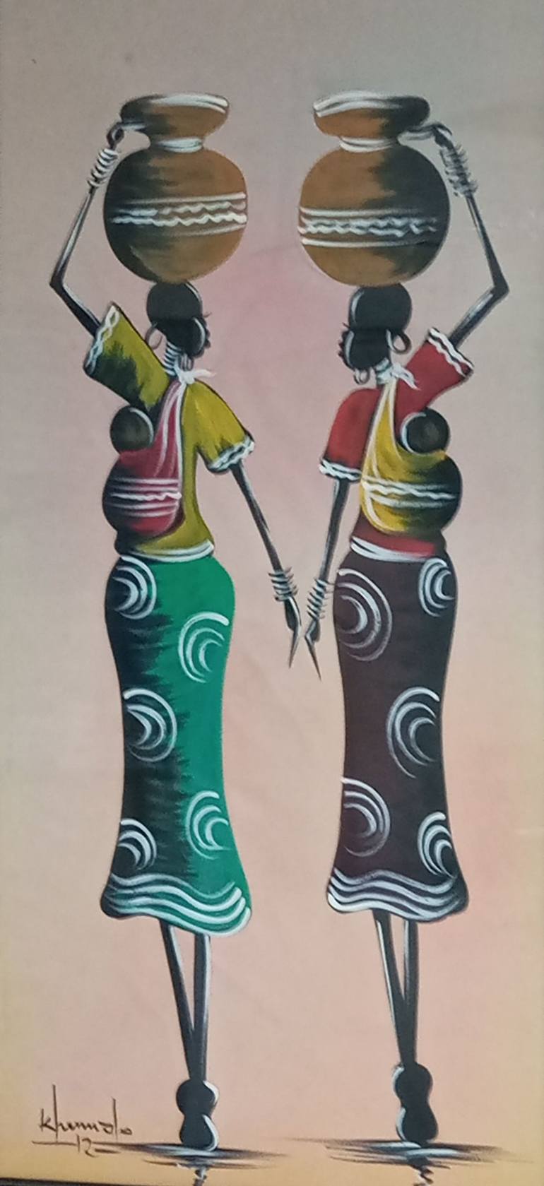 african women tribal paint