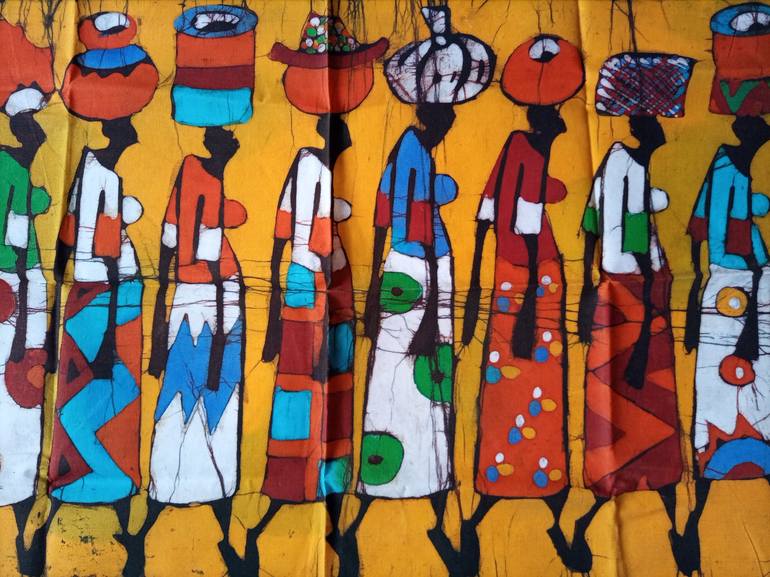 Original Women Painting by Jafeth Moiane