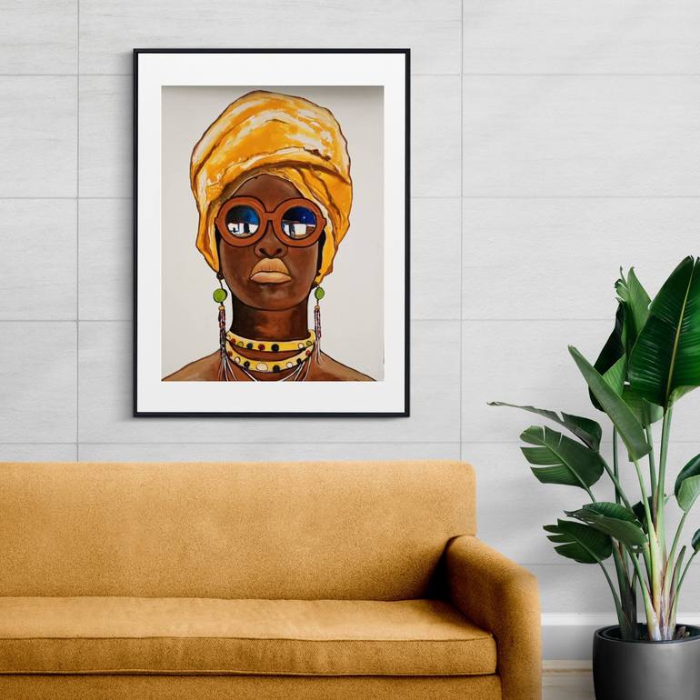 Original Women Painting by Jafeth Moiane