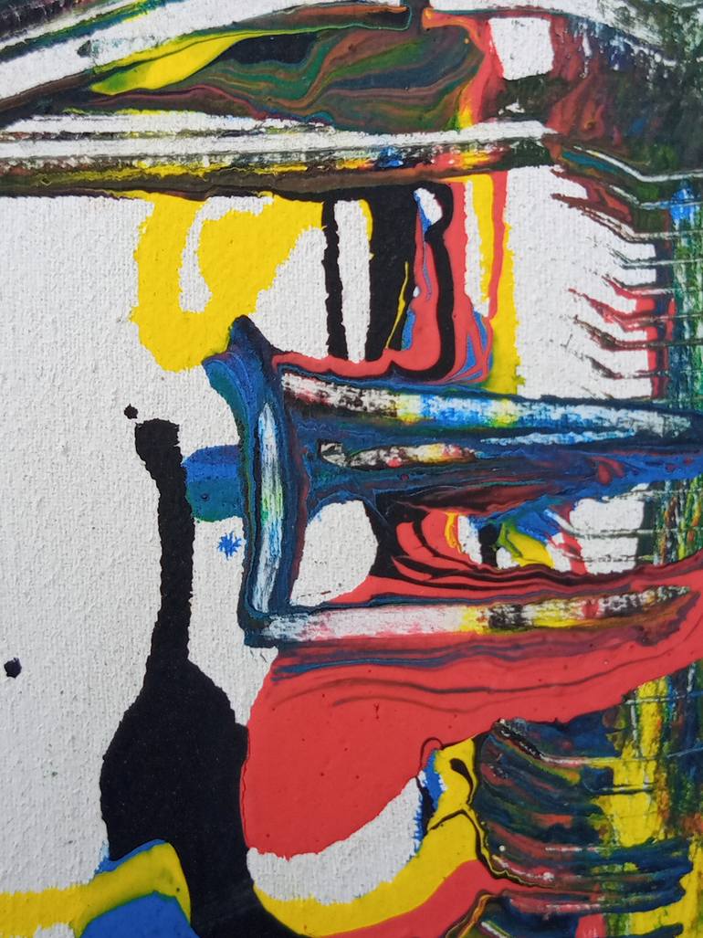 Original Expressionism Abstract Painting by Jafeth Moiane