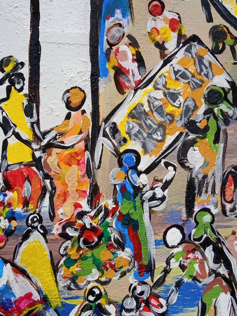 Original Art Deco Other Painting by Jafeth Moiane