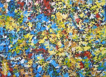 Original Impressionism Abstract Paintings by Jafeth Moiane