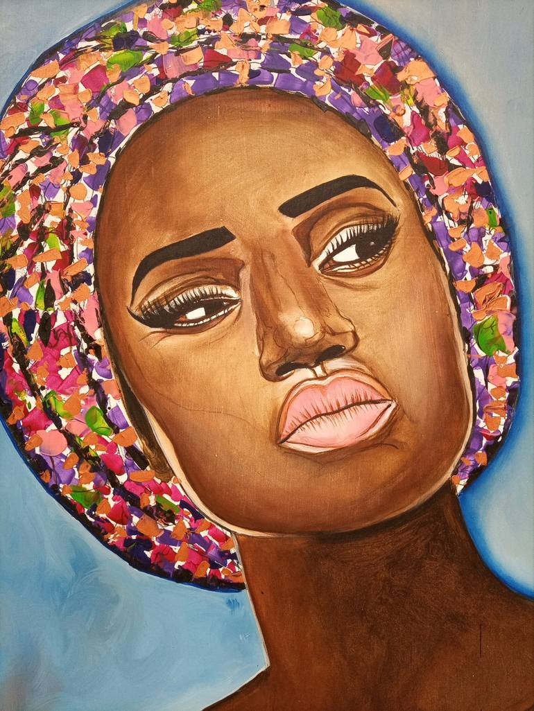 Original Women Painting by Jafeth Moiane