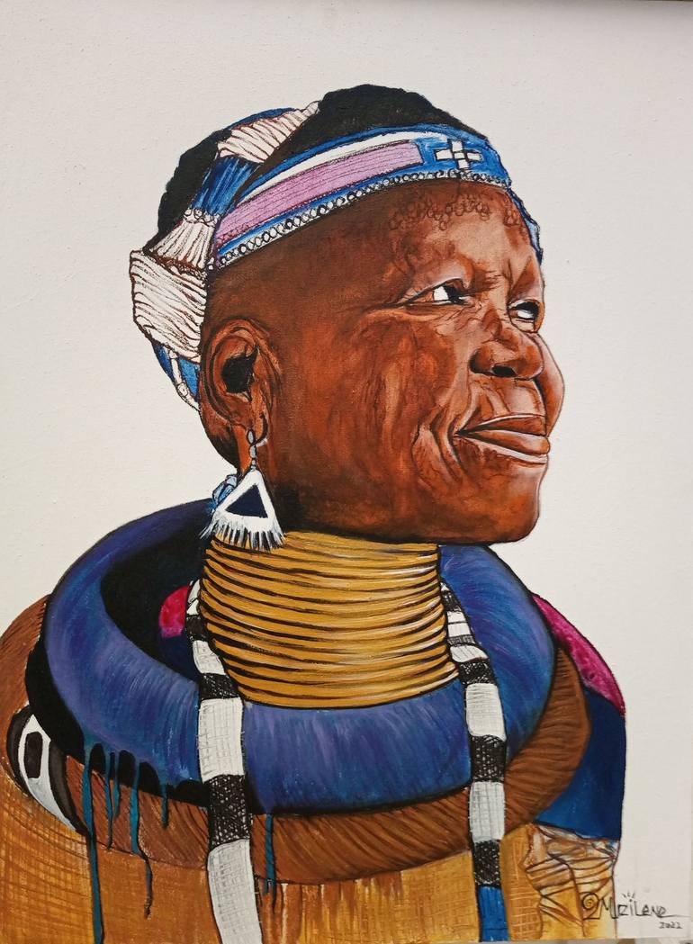 african women tribal paint