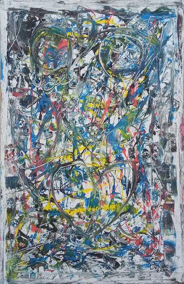 Print of Abstract Expressionism Love Paintings by Jafeth Moiane