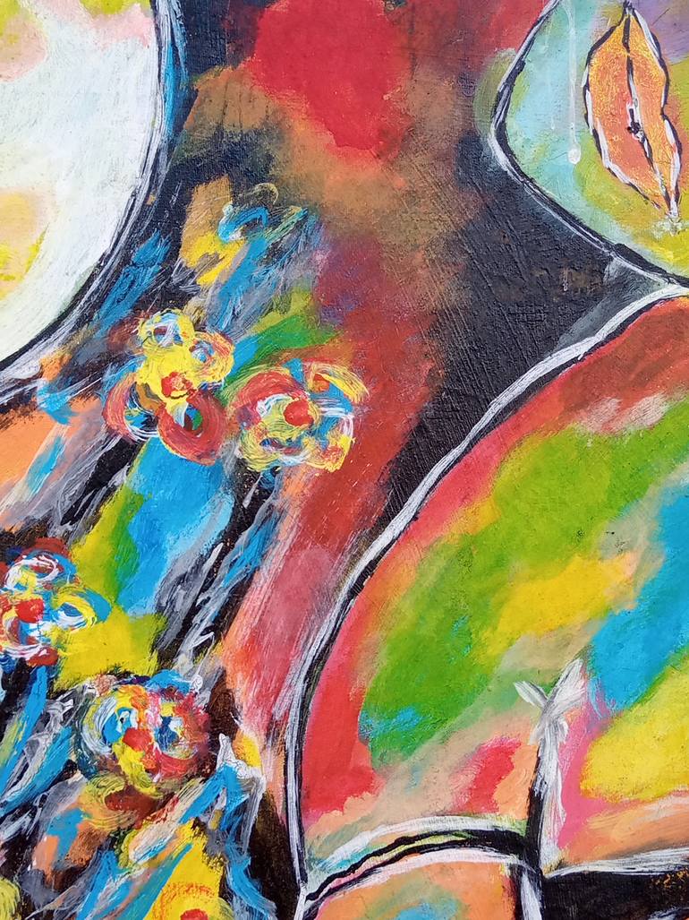 Original Abstract Music Painting by Jafeth Moiane
