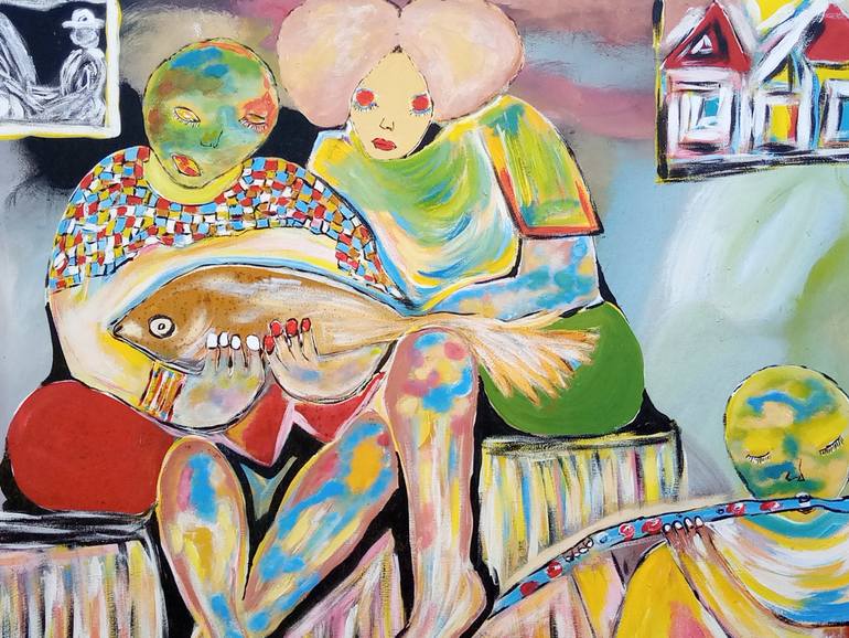 Original Art Deco Food & Drink Painting by Jafeth Moiane