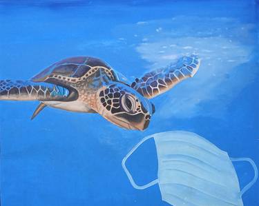 Turtle painting, Colorful animal paintings, Beautiful animals thumb