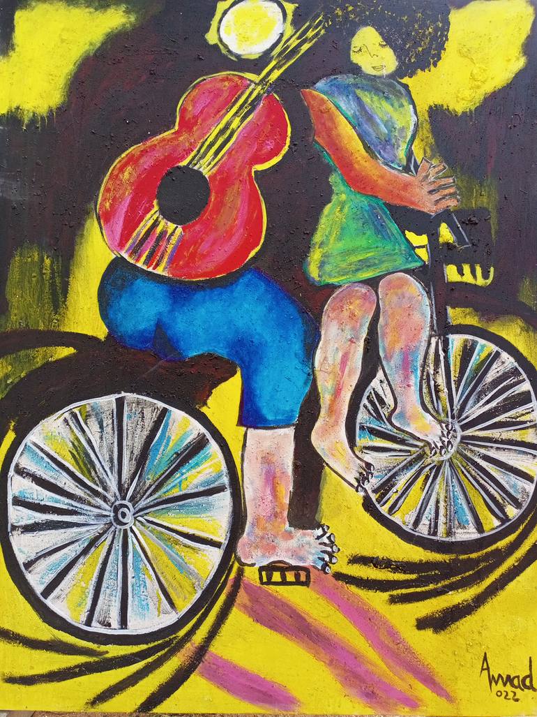 Original Abstract Love Painting by Jafeth Moiane