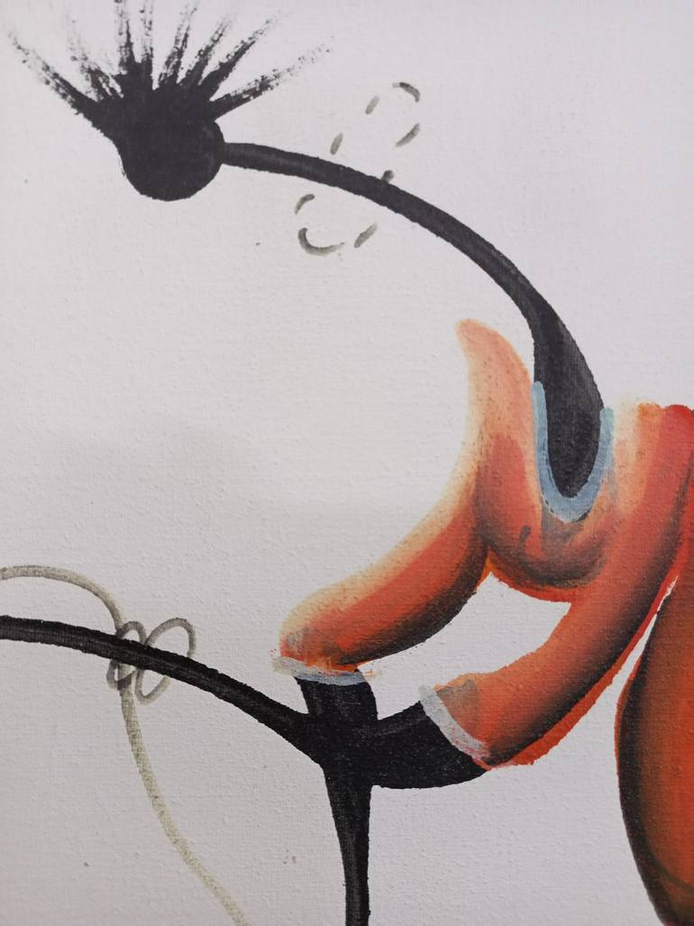 Original Art Deco Women Painting by Jafeth Moiane