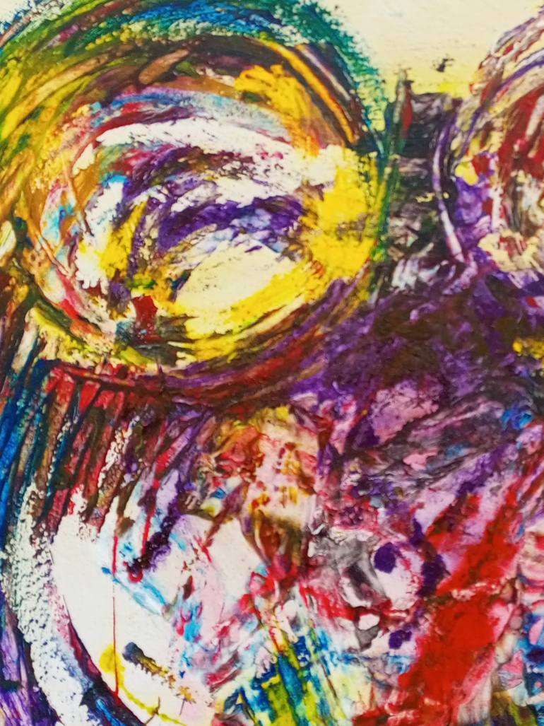 Original Abstract Love Painting by Jafeth Moiane