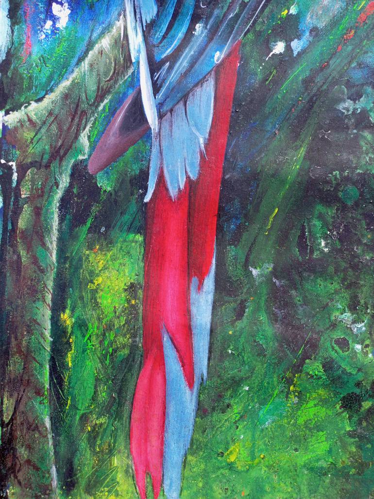Original Art Deco Animal Painting by Jafeth Moiane