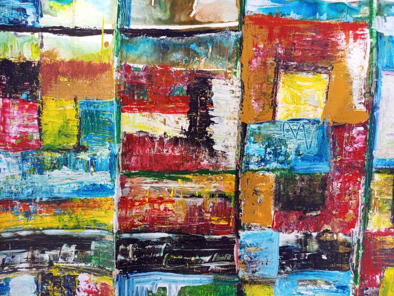 Original Abstract Love Painting by Jafeth Moiane