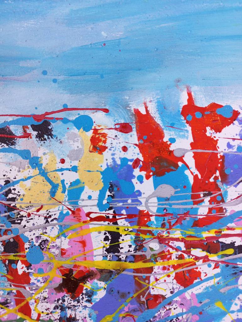 Original Abstract Painting by Jafeth Moiane