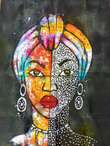 Black woman beauty, African wall art, African women art, African thumb