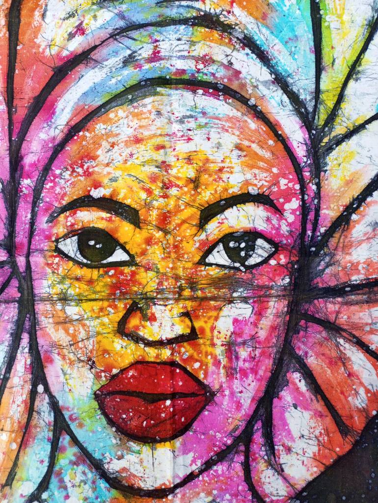 Original Women Painting by Jafeth Moiane