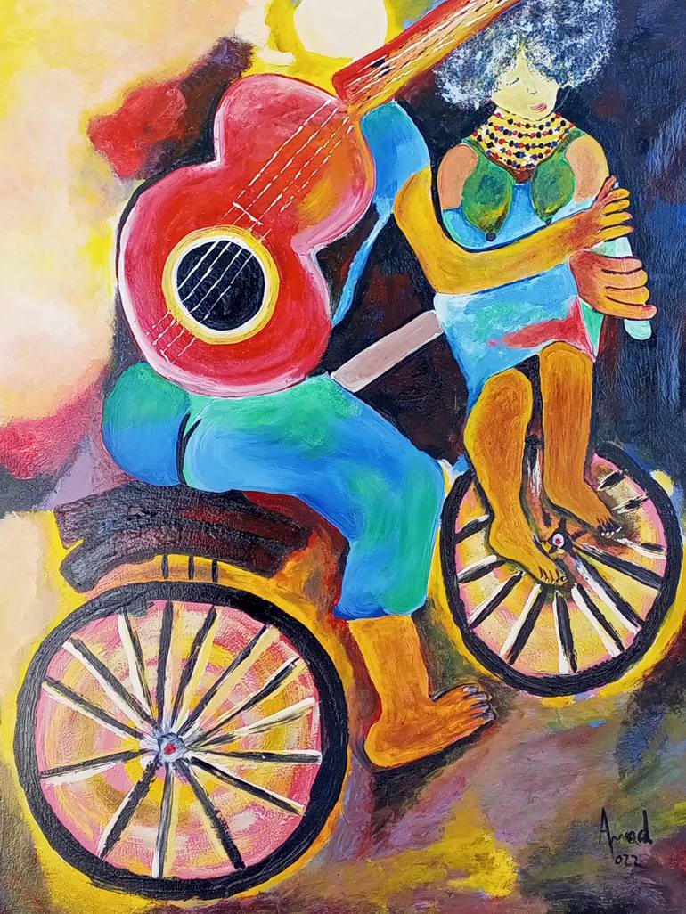 Original Love Painting by Jafeth Moiane