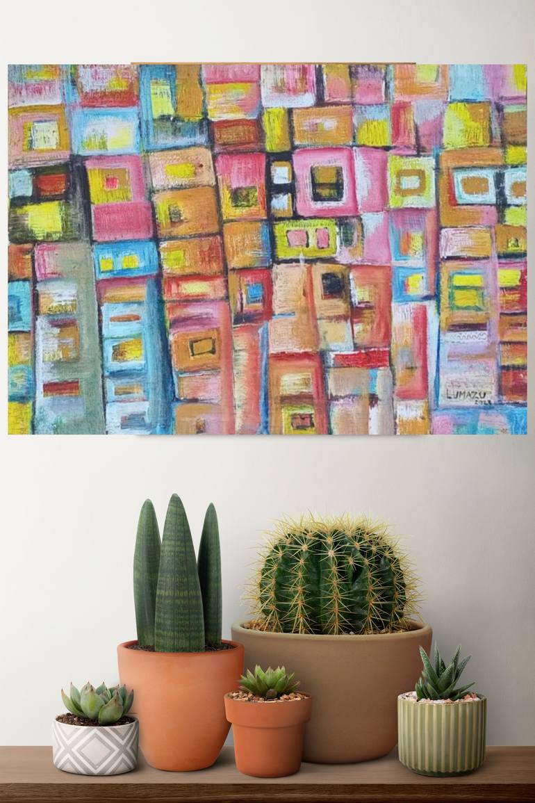 Original Abstract Other Painting by Jafeth Moiane