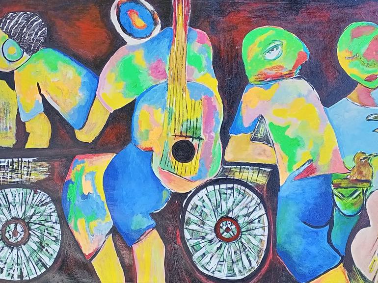 Original Music Painting by Jafeth Moiane