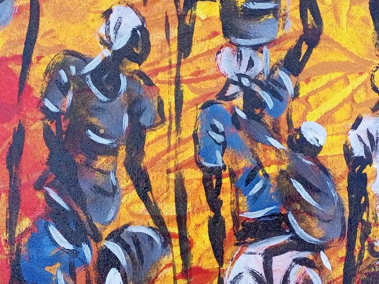 Original Women Painting by Jafeth Moiane