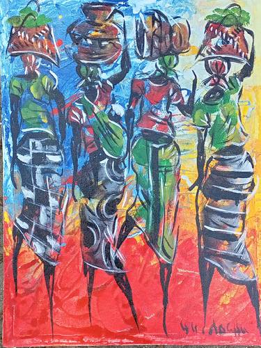 African women art, Women paintings for sale, Black women art thumb