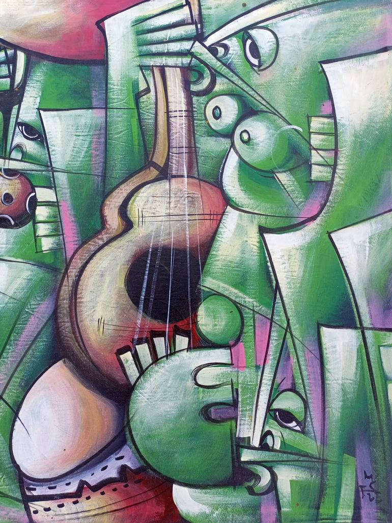 Original Music Painting by Jafeth Moiane