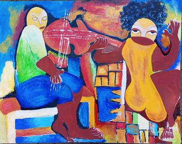 Original Music Paintings by Jafeth Moiane