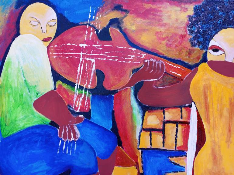 Original Music Painting by Jafeth Moiane