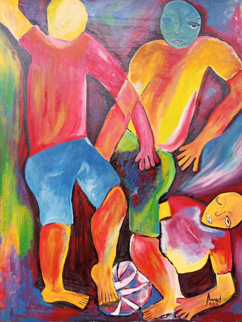 Original Sports Painting by Jafeth Moiane