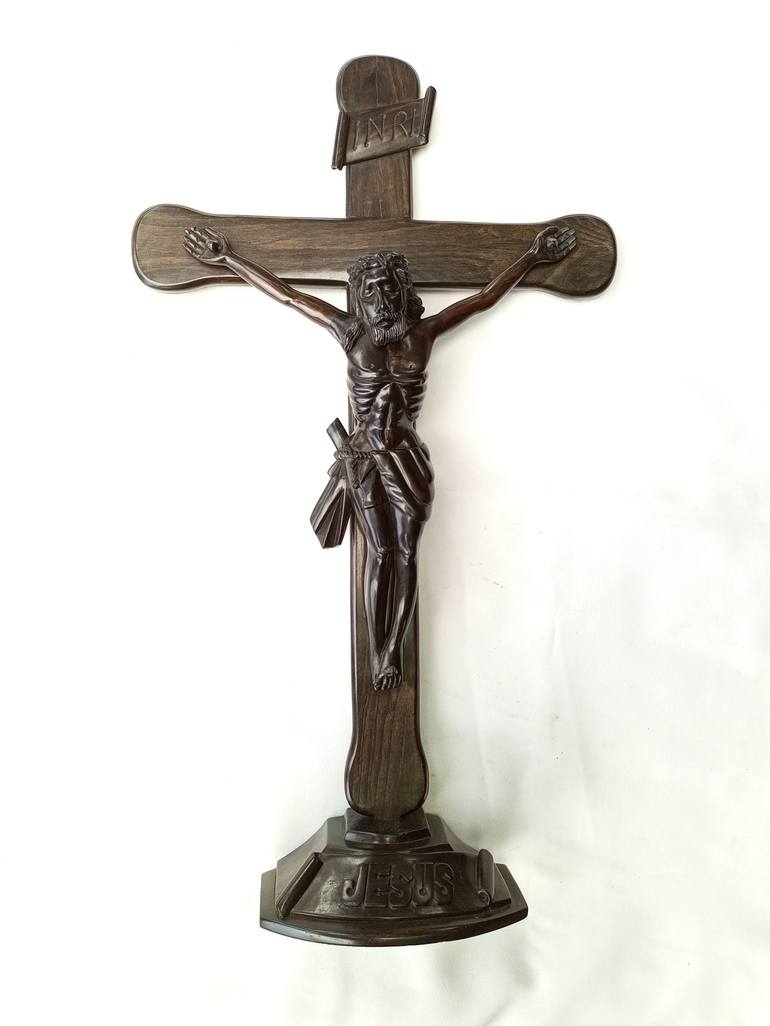 Original Figurative Religion Sculpture by Jafeth Moiane