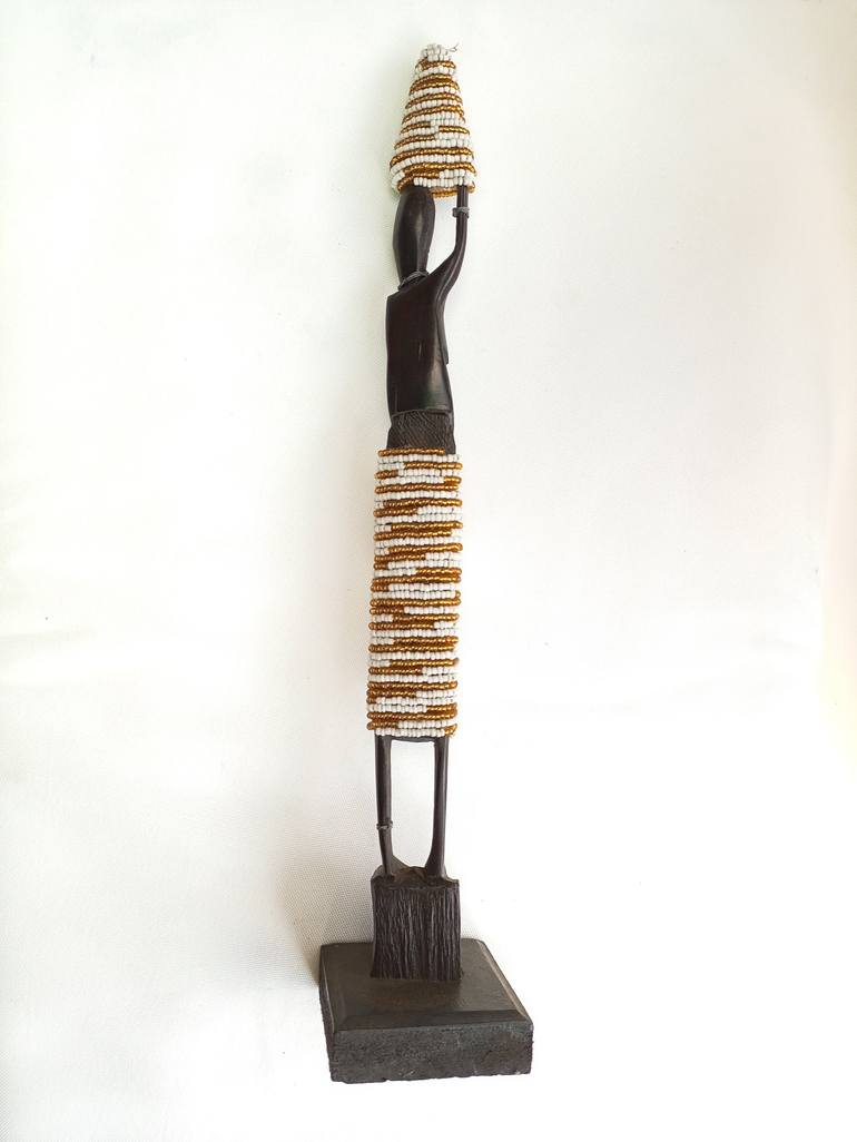 Original Fine Art Women Sculpture by Jafeth Moiane