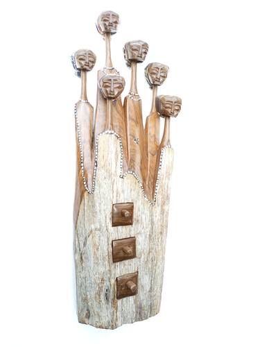 African women art, Abstract wood sculpture, Abstract woman thumb