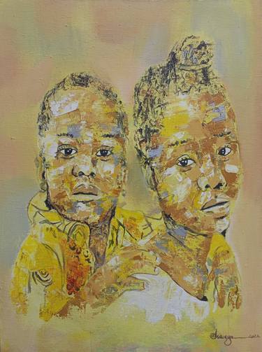 Original Children Paintings by Jafeth Moiane