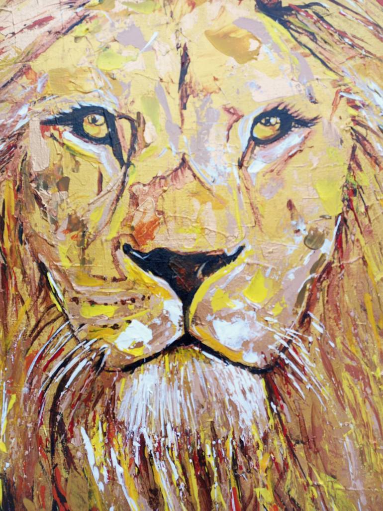 Original Animal Painting by Jafeth Moiane
