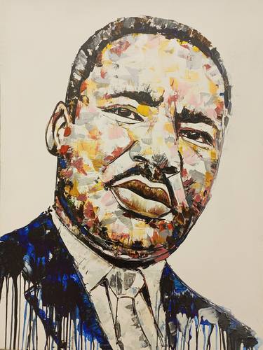 Martin luther king painting, Luther king art, Black art, African thumb