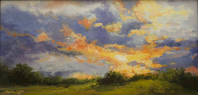 Sunset Hill Painting by Marvin Jemal | Saatchi Art