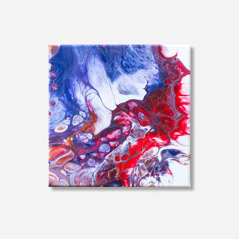 Original Art Deco Abstract Painting by Priyan Perera