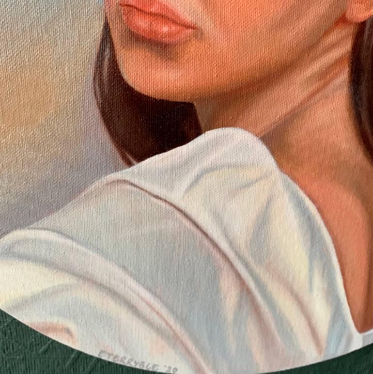 Original Art Deco People Painting by Etery Sidyakina