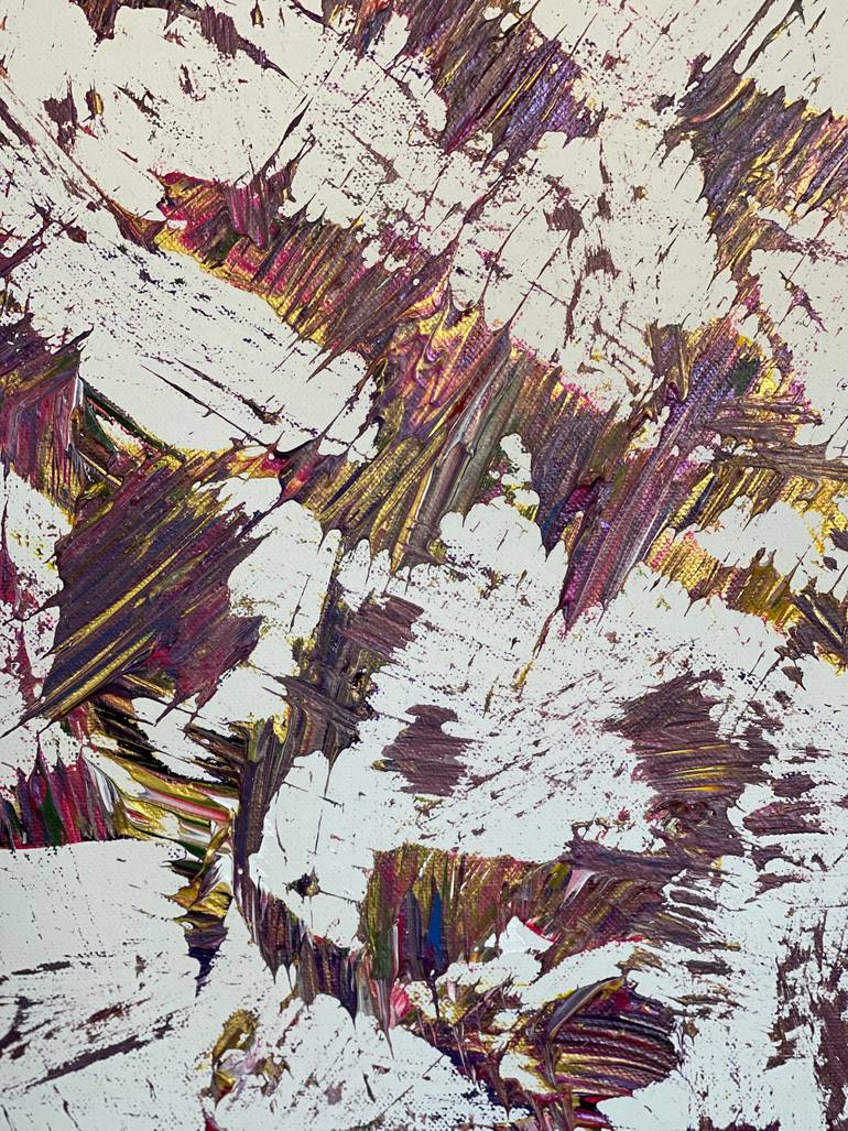 Original Abstract Expressionism Abstract Painting by Nazanin Parsakia