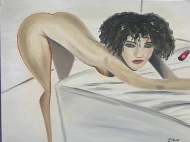 Original Expressionism Erotic Paintings by Poetic Thoughts