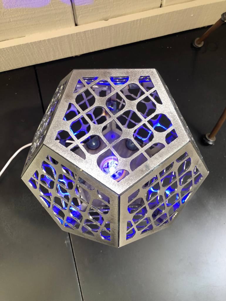 Original Abstract Geometric Sculpture by Will Ehmann