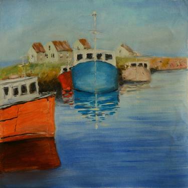 Print of Expressionism Boat Paintings by Darshana Anandaprema