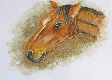 Watercolor Horse thumb