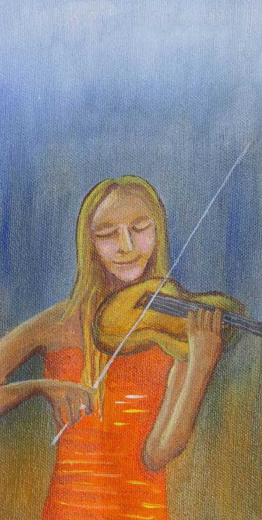 Print of Performing Arts Paintings by Darshana Anandaprema