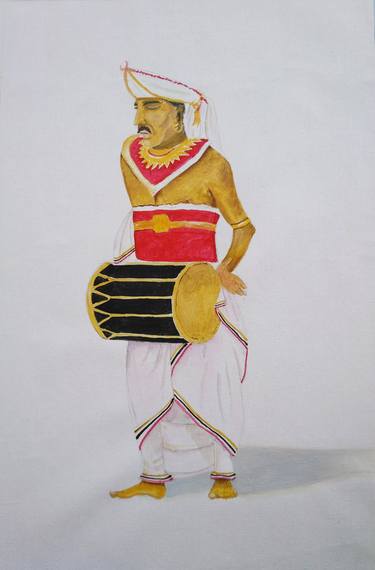 Print of Figurative World Culture Paintings by Darshana Anandaprema