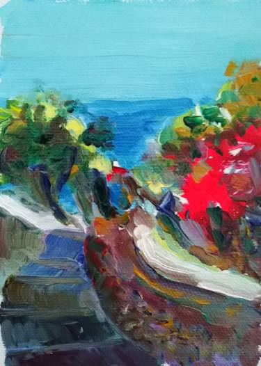 Print of Abstract Landscape Paintings by Darshana Anandaprema
